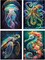 Art 5D Diamond Painting Kits for Adults, DIY Diamond Art Kits for Beginners, Turtle Diamond Dot Kits Gem Arts and Crafts for Living Room